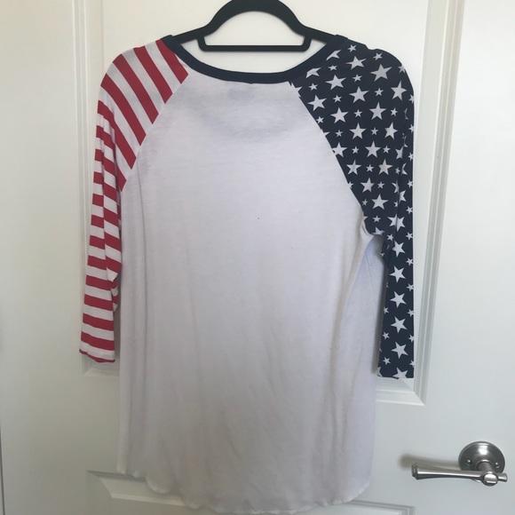 PATRIOTIC BASEBALL TEE! - Picture 2 of 3